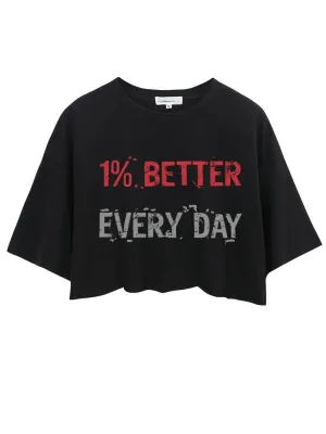 1% BETTER EVERYDAY CROP TOPS