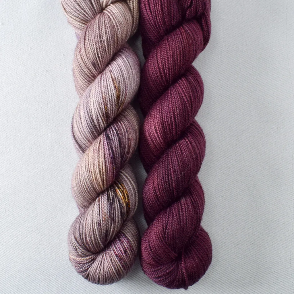 Autumn Toad Lily, Cordovan - 2-Ply Duo - Babette