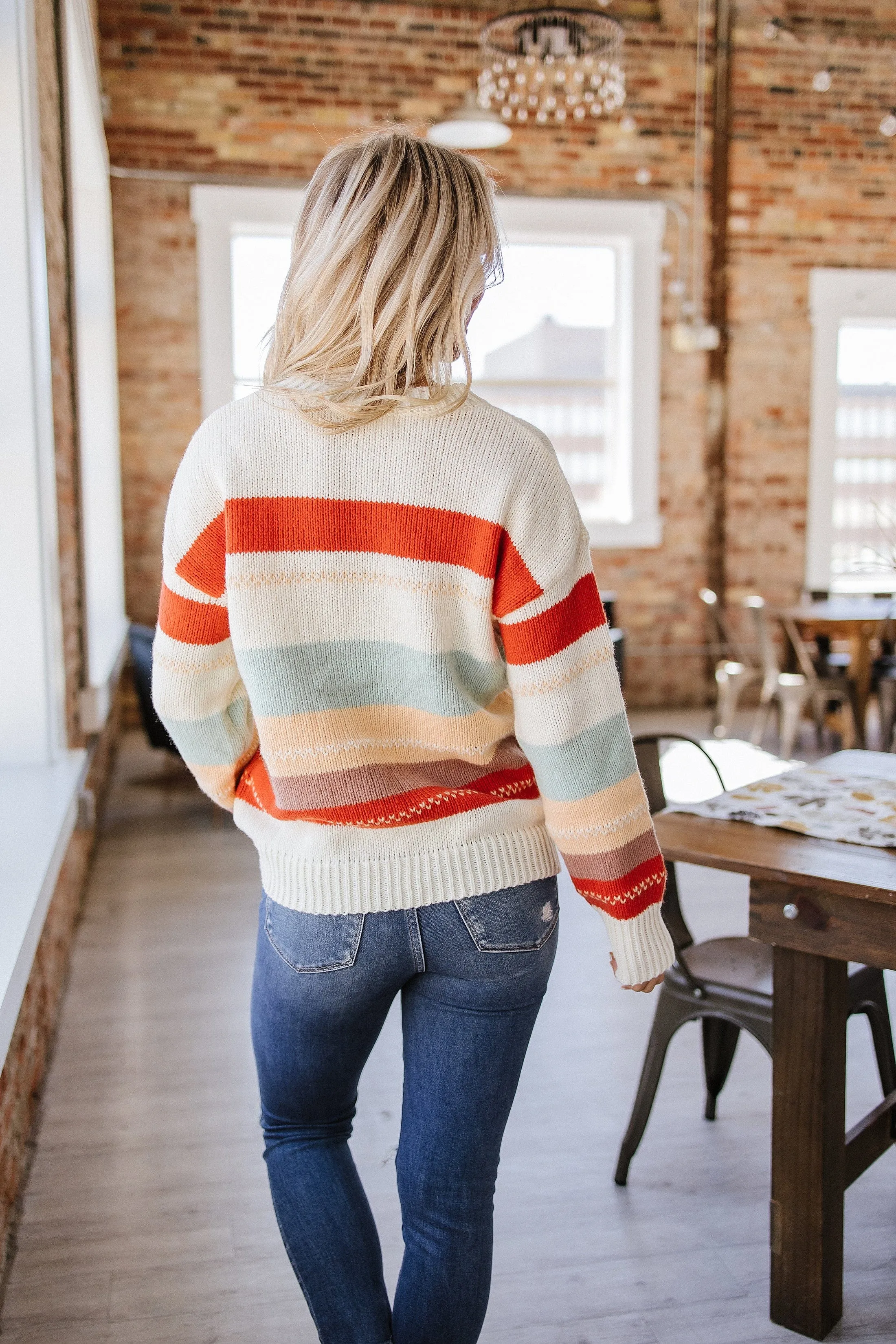 Azalea Color Block Knit Sweater | S-2XL