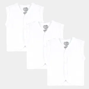 Baby Vest Pure Cotton Pack of 3