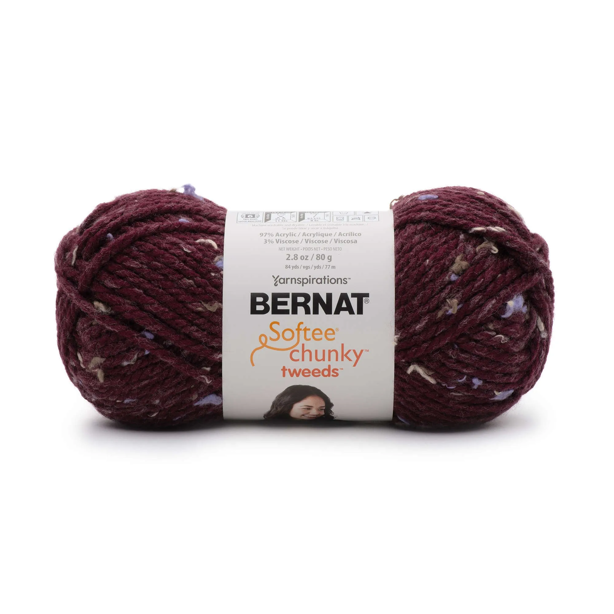 Bernat Softee Chunky Tweeds Yarn - Discontinued Shades