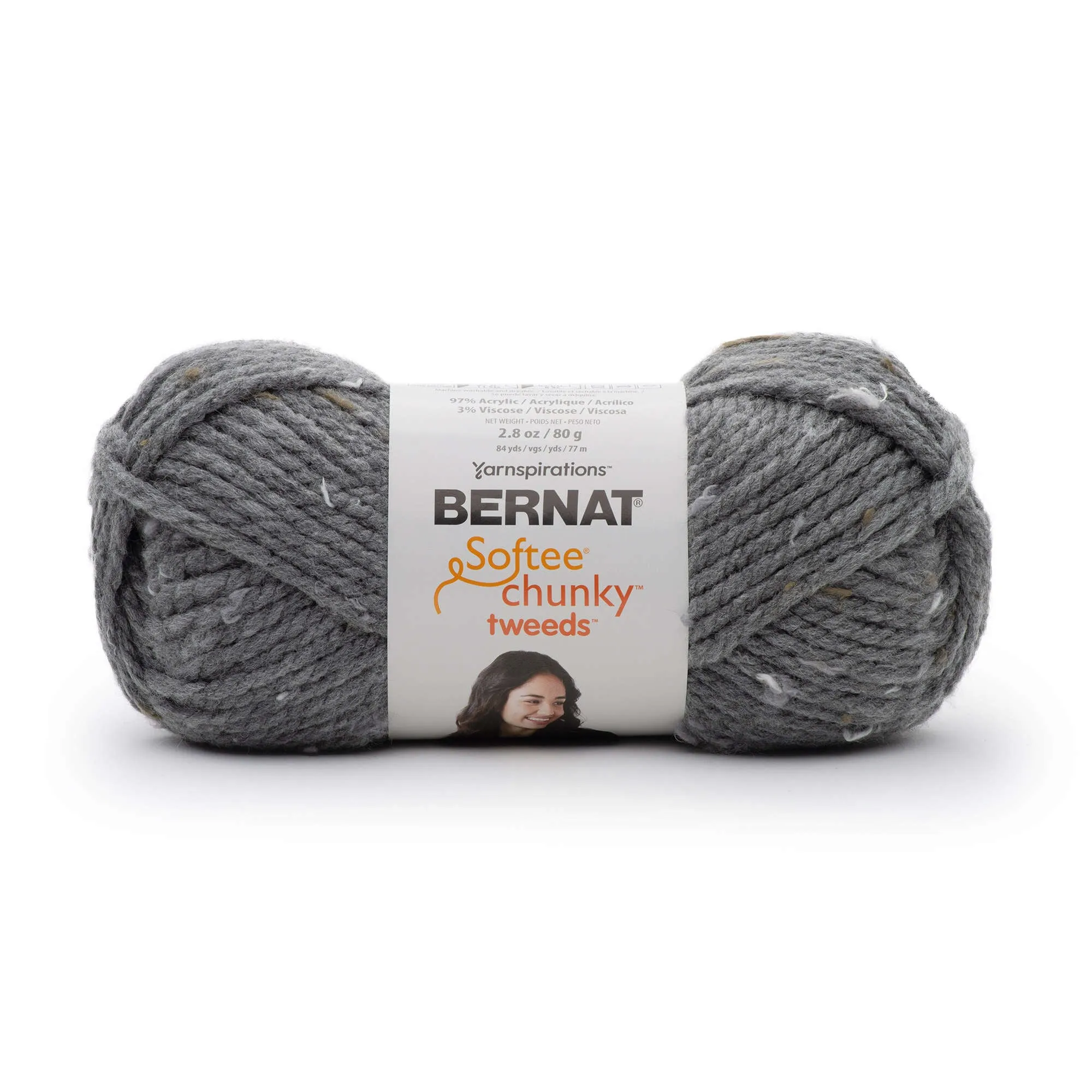 Bernat Softee Chunky Tweeds Yarn - Discontinued Shades