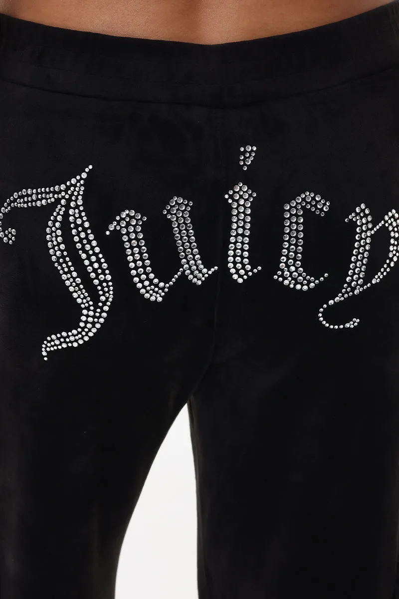 Bling Velour Cargo Pant