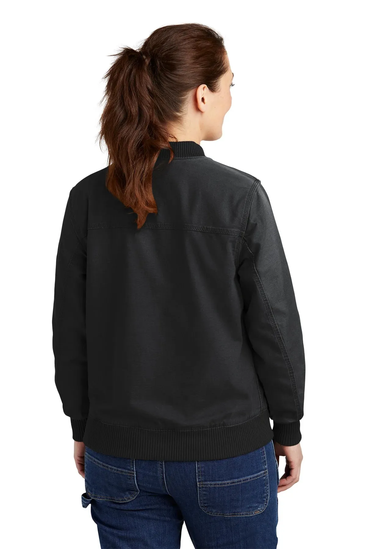 Carhartt Womens Crawford Branded Jackets, Black