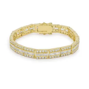 Chante Radiant Gold Tennis Bracelet – 7.25in | 32ct