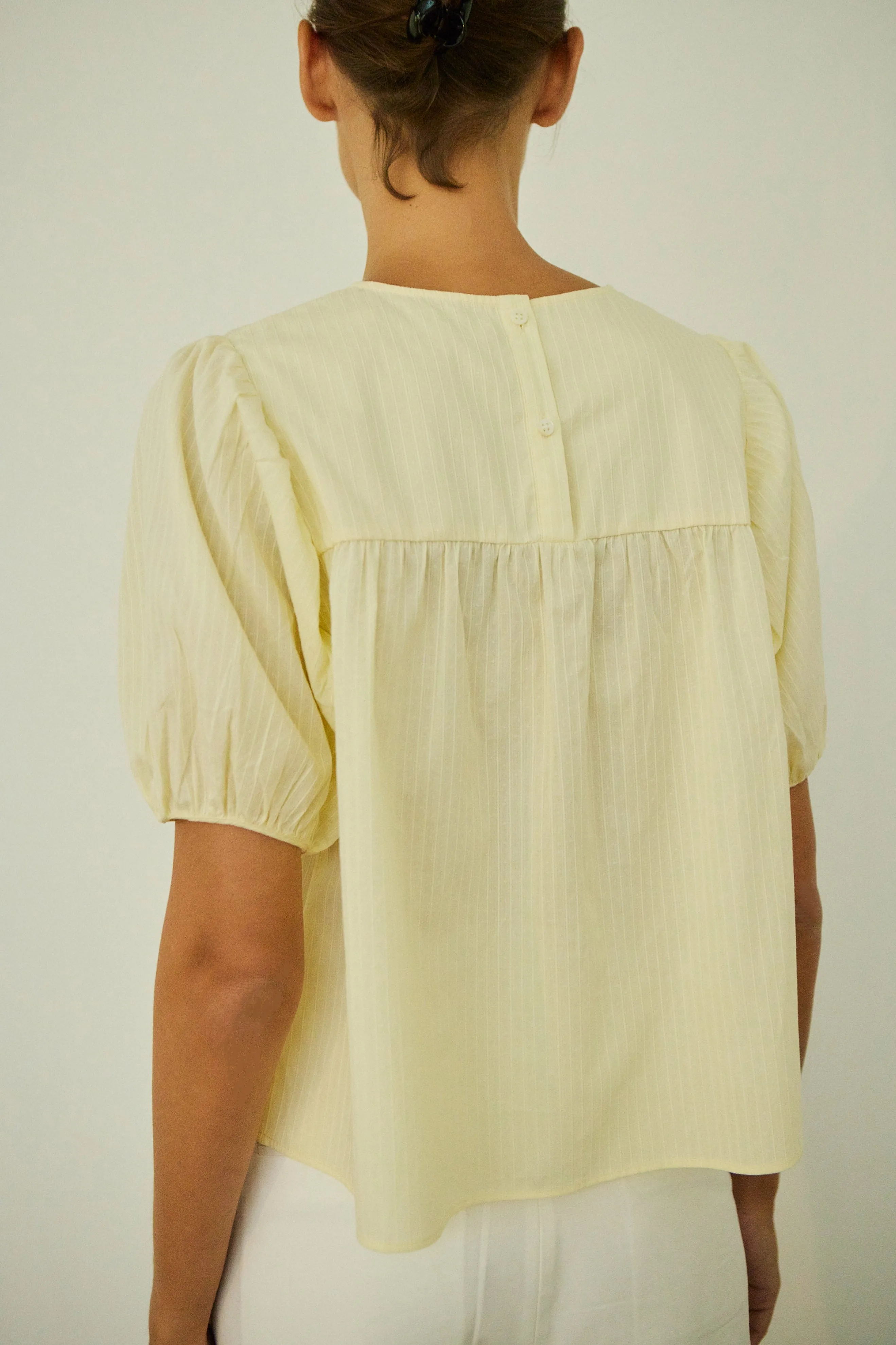 Cloud Blouse -- Embroidered Organic Cotton