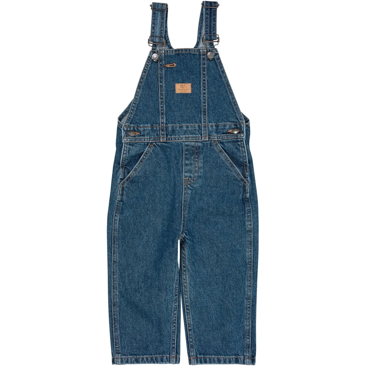 Copenhagen Colors Indigo Blue Washed Organic Overalls