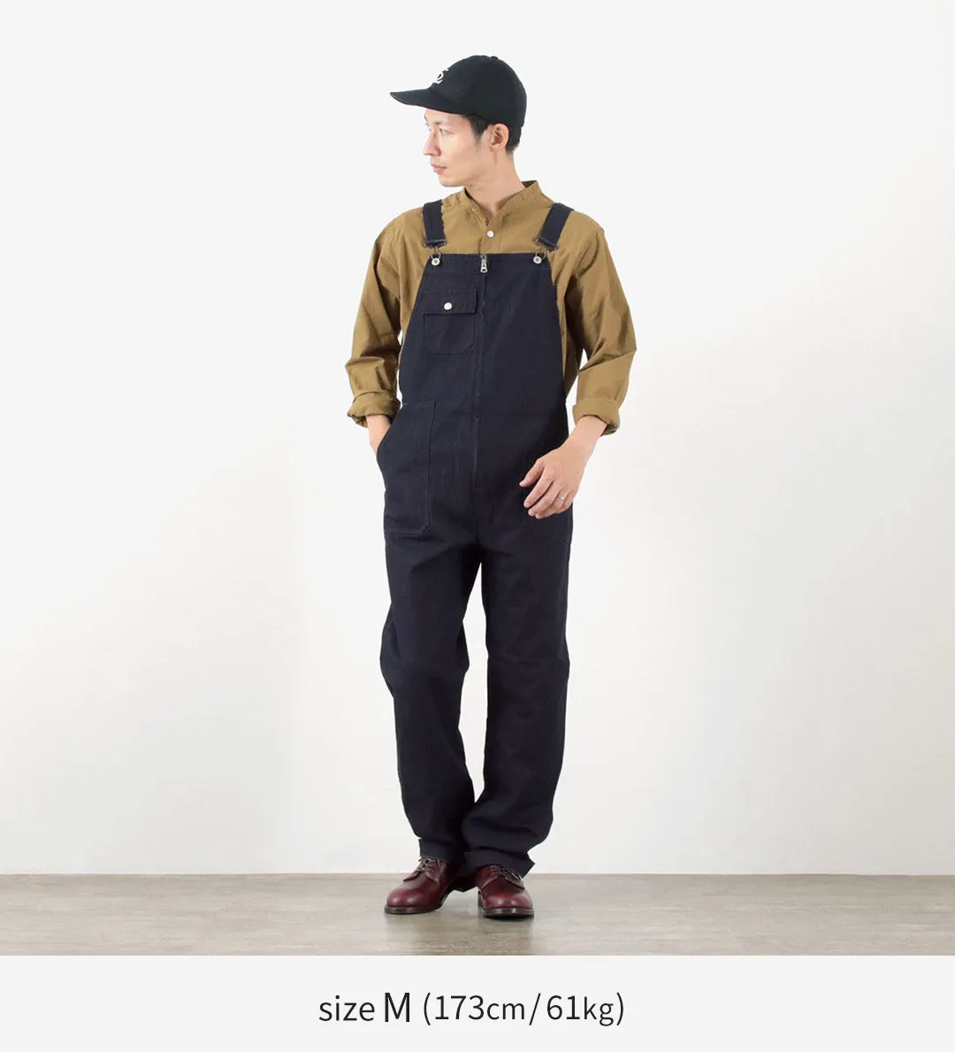 FOB FACTORY / F0517 Denim overalls one wash