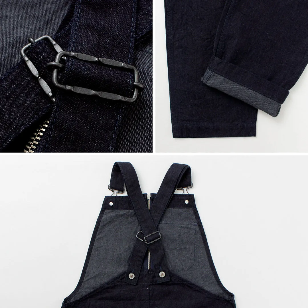 FOB FACTORY / F0517 Denim overalls one wash