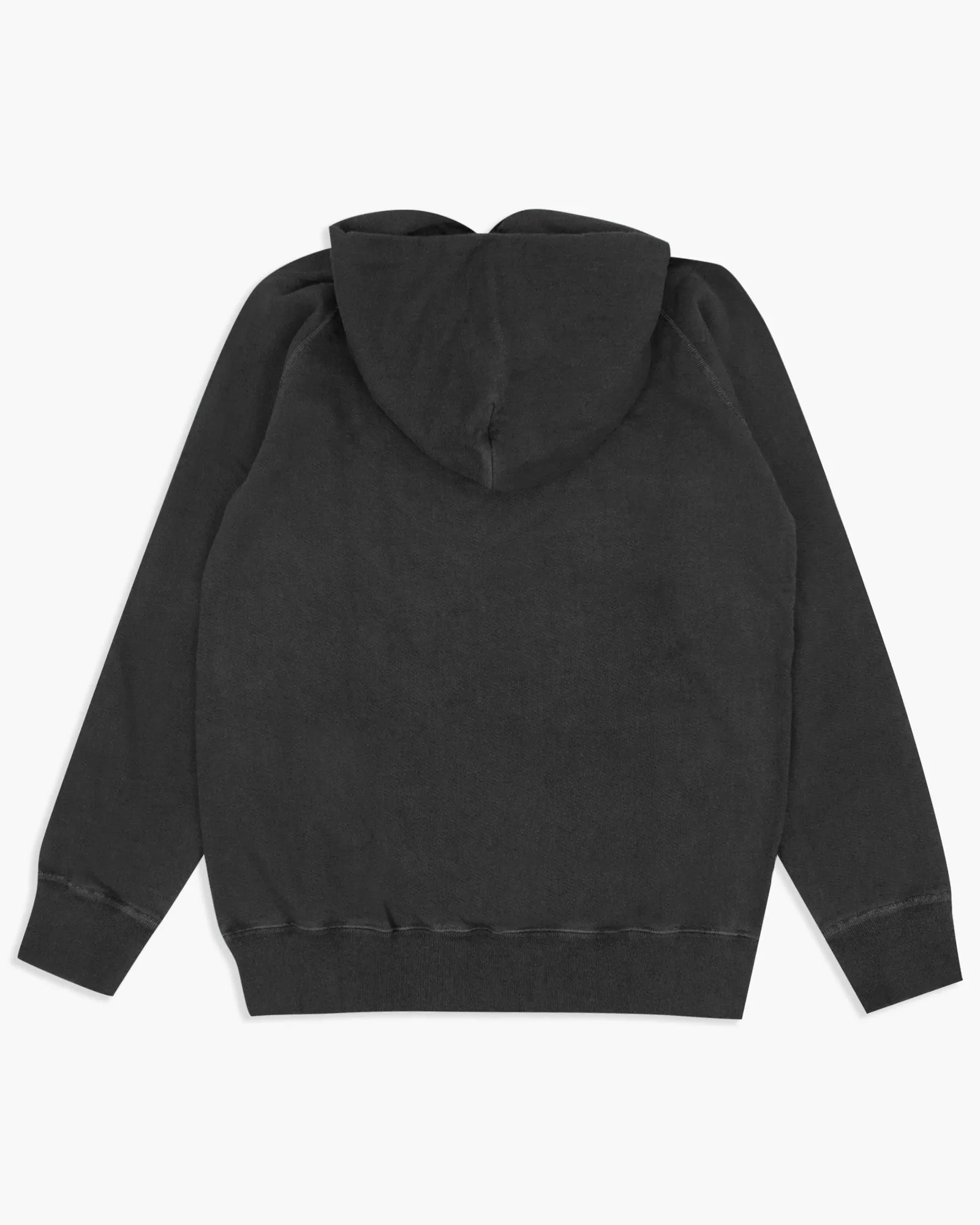 Good On Raglan Pullover Hood Sweat - Pigment Dyed Black