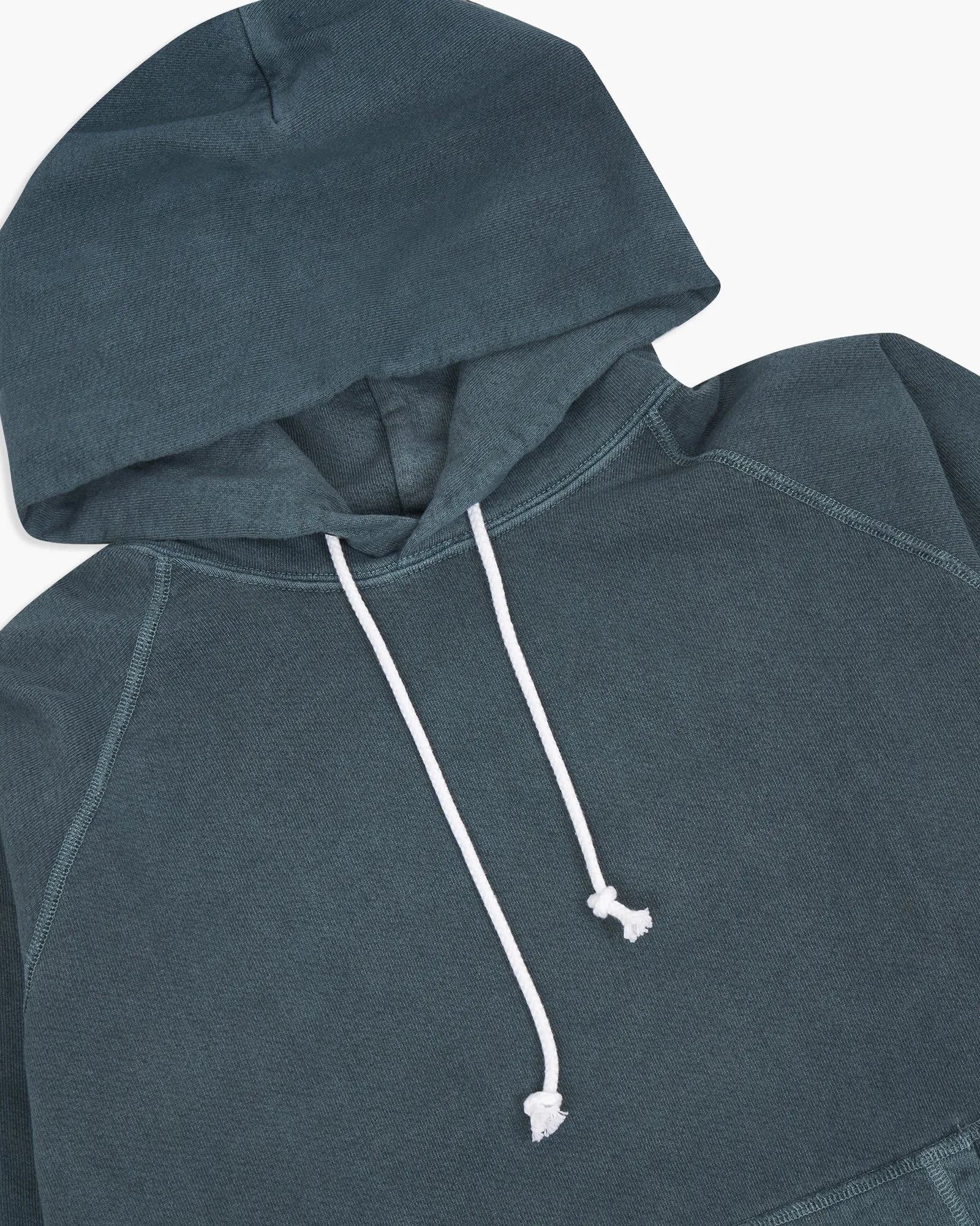 Good On Raglan Pullover Hood Sweat - Pigment Dyed Slate