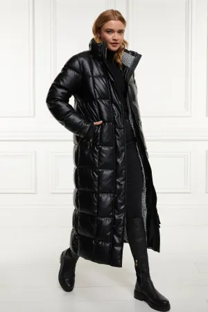 Holland Cooper Crawford Longline Coat in Black