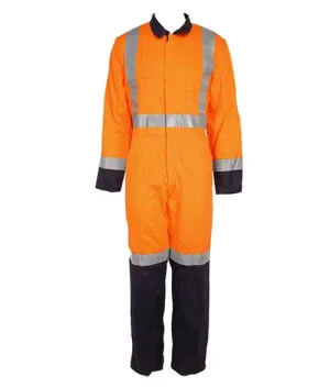 Lightweight 100% Cotton, Hi Vis, Transit Zip Overall