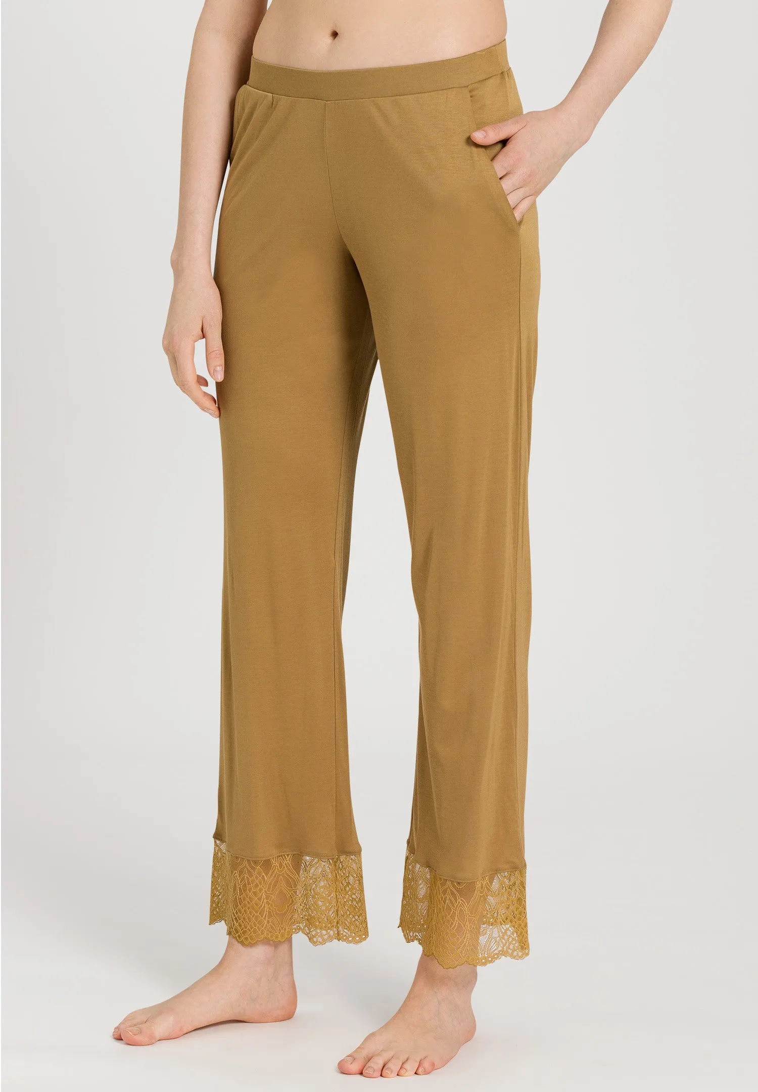 Lilova Knit Pants | Gold 76188-1246