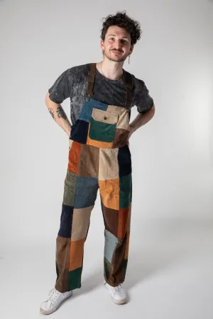 Mens Corduroy Overalls with Nagarkot Patchwork: High-Quality and Stylish