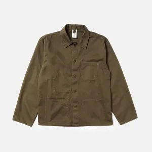 Nudie - Buddy Herringbone Chore Jacket Olive