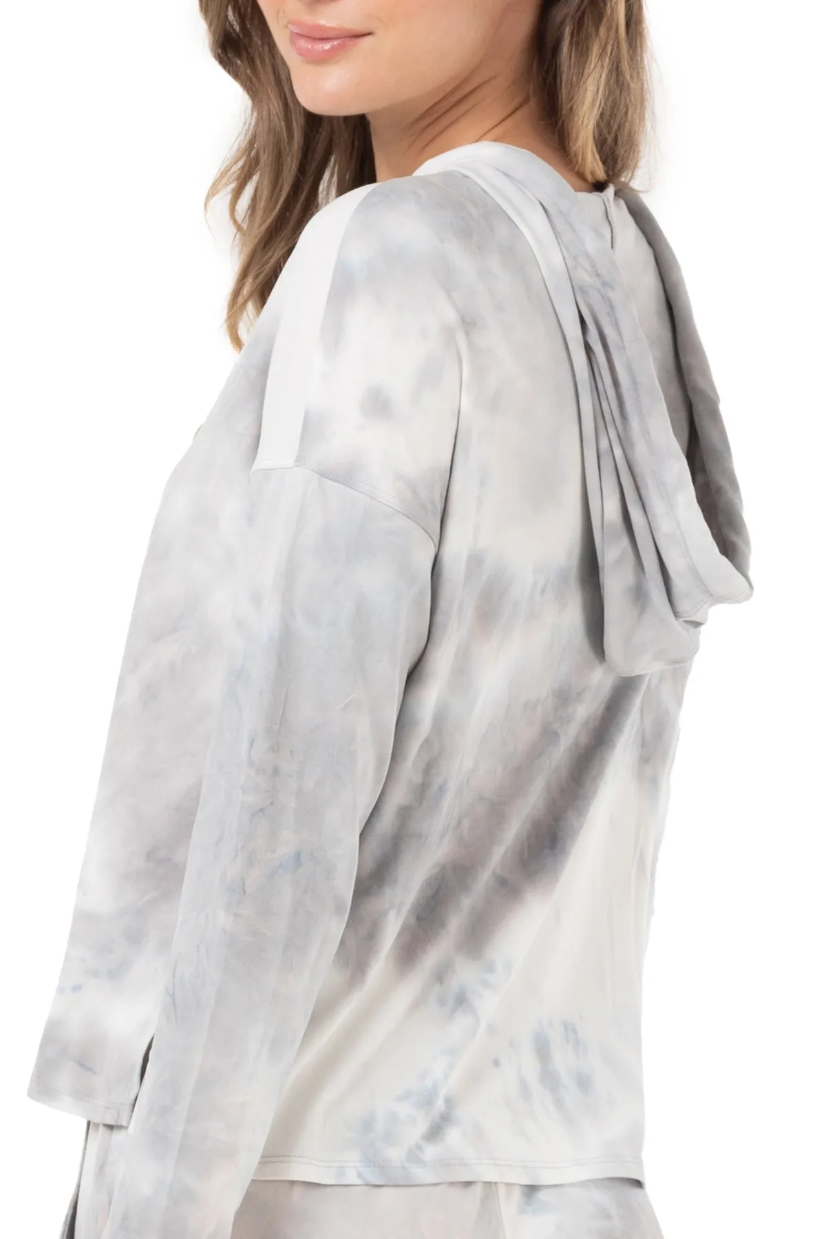 Pacific Tie-Dye Long Sleeve Hoodie