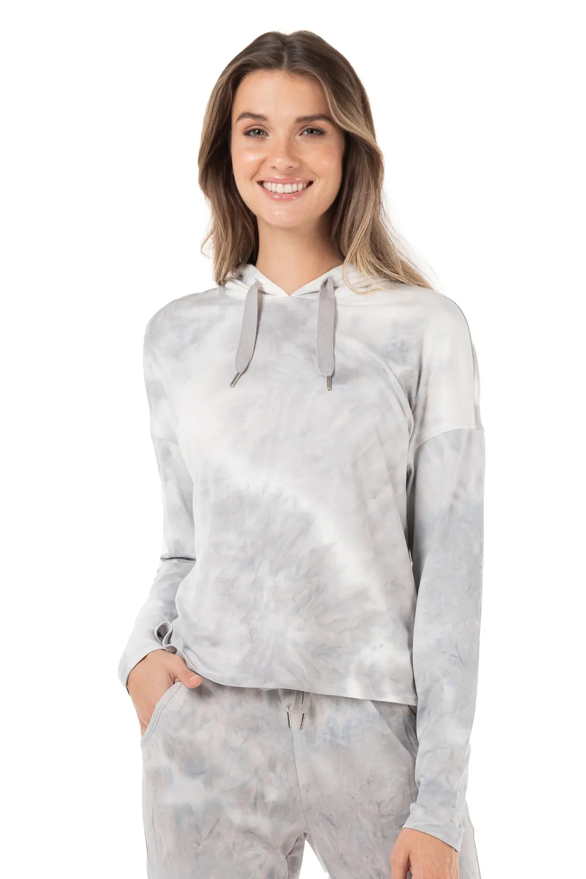 Pacific Tie-Dye Long Sleeve Hoodie