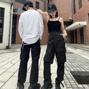 Retro Personality Trendy Wide-leg Loose Couple Overalls