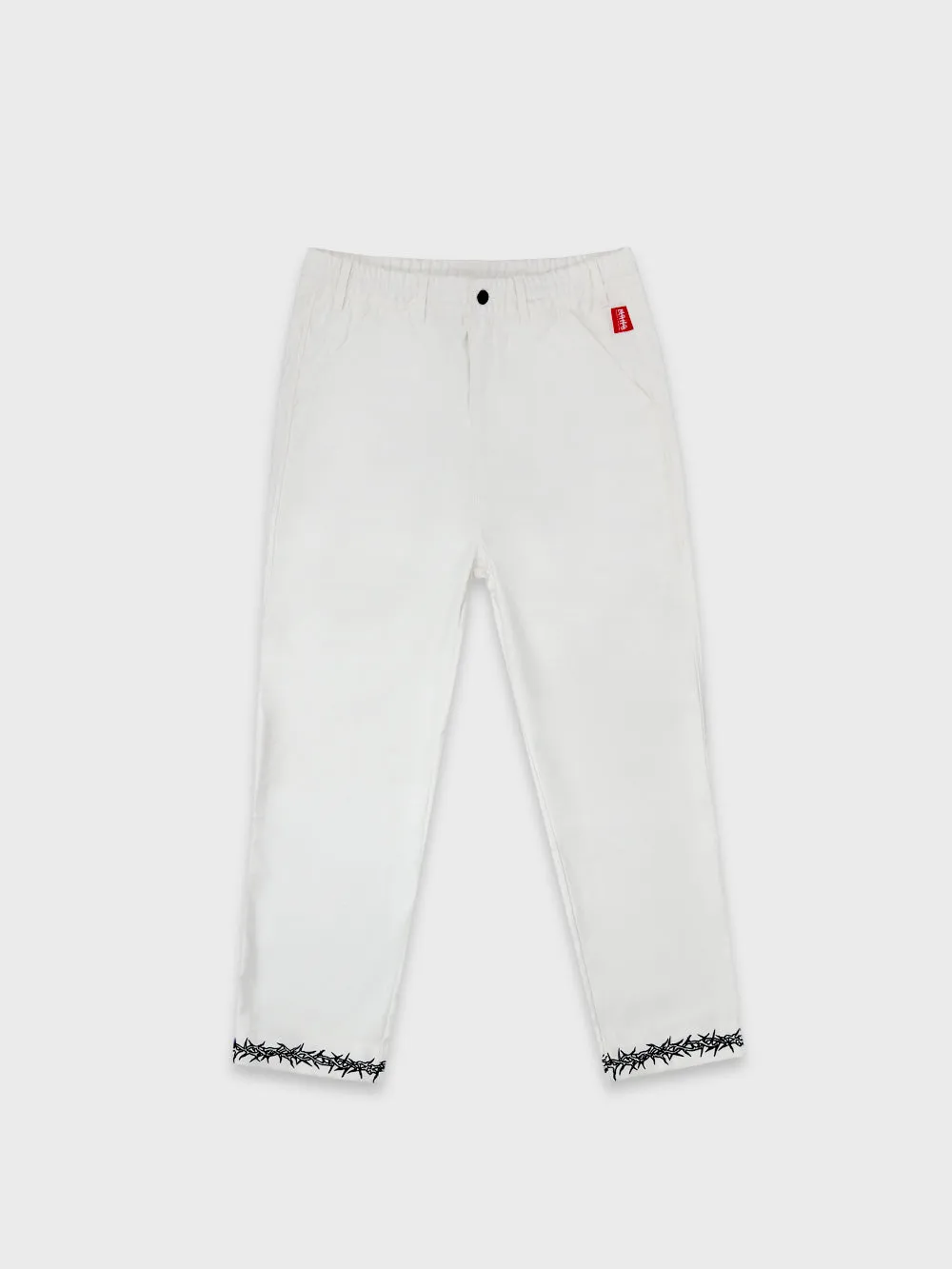 Thorn Straight Leg Pant - White